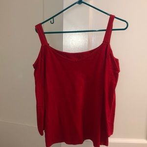 JCPENNEY UNWORN red long sleeve knit